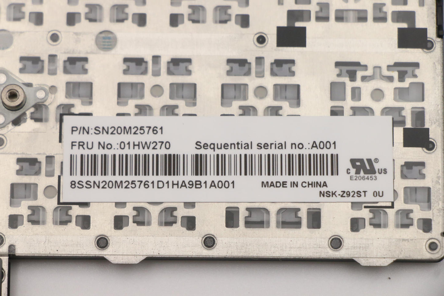 Lenovo Payton2Walter2 Nbl Kbd,Gb,Dfn - 01HW270