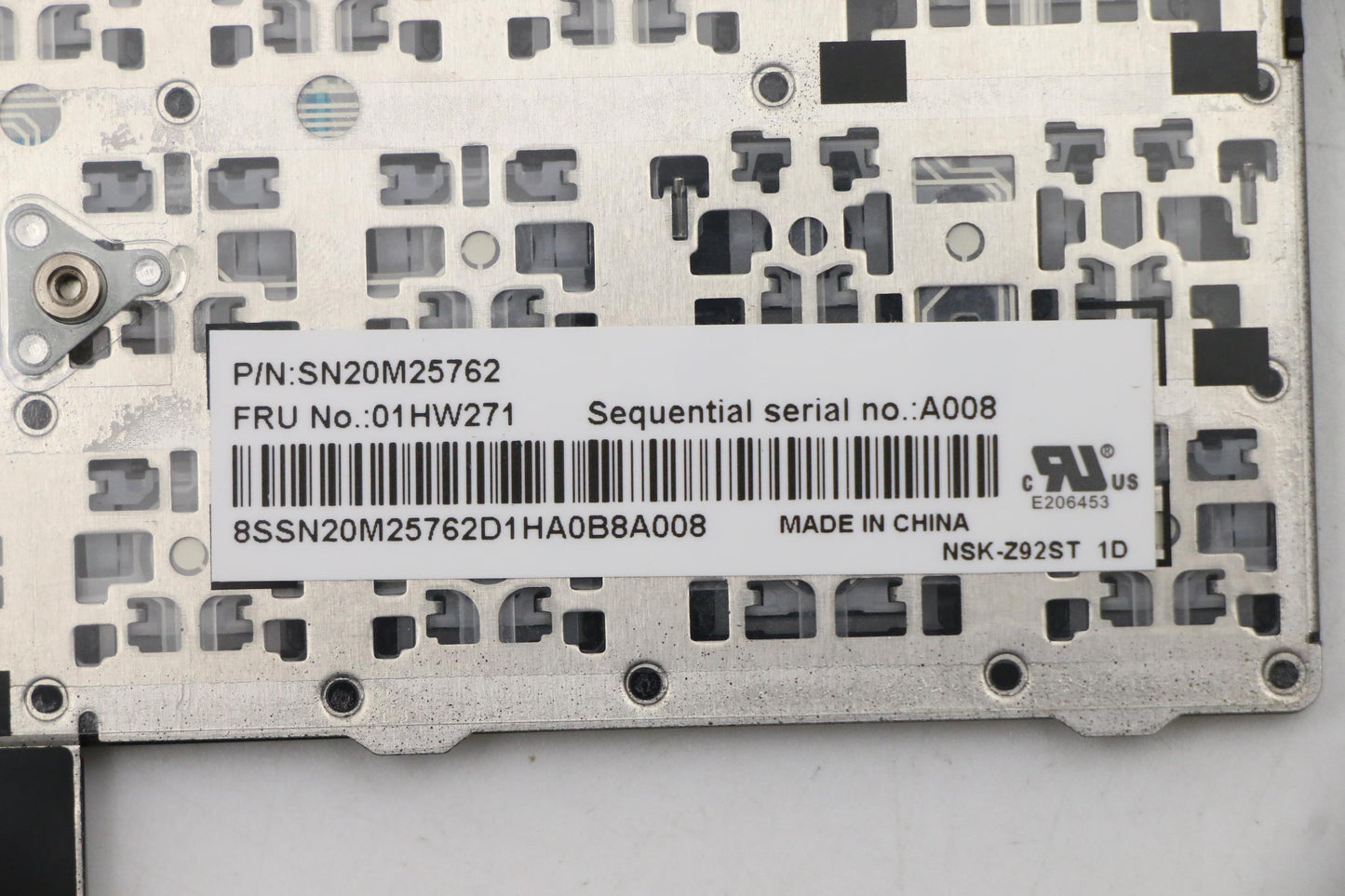 Lenovo Payton2Walter2 Nbl Kbd,Usi,Dfn - 01HW271