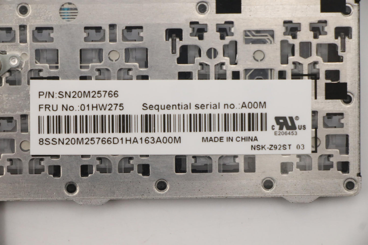 Lenovo Payton2Walter2 Nbl Kbd,Th,Dfn - 01HW275