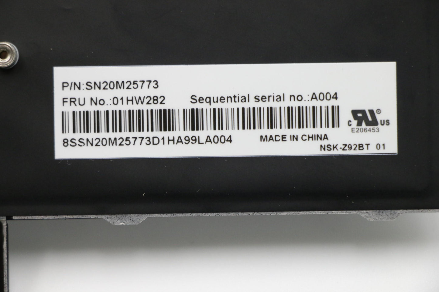 Lenovo Keyboard Bl Us Dfn - 01HW282
