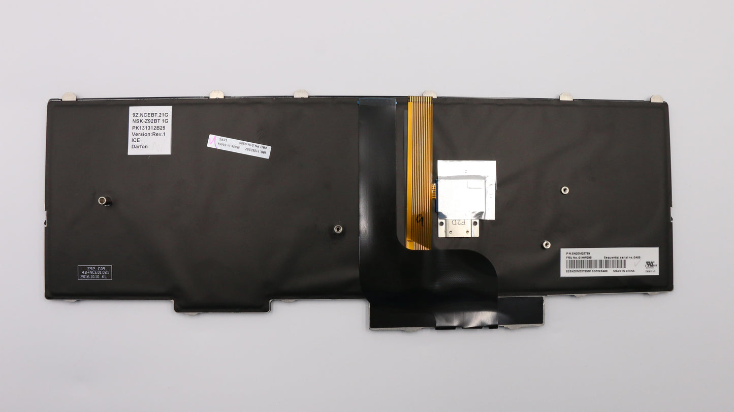 Lenovo Payton2Walter2 Bl Kbd,Is,Dfn - 01HW298