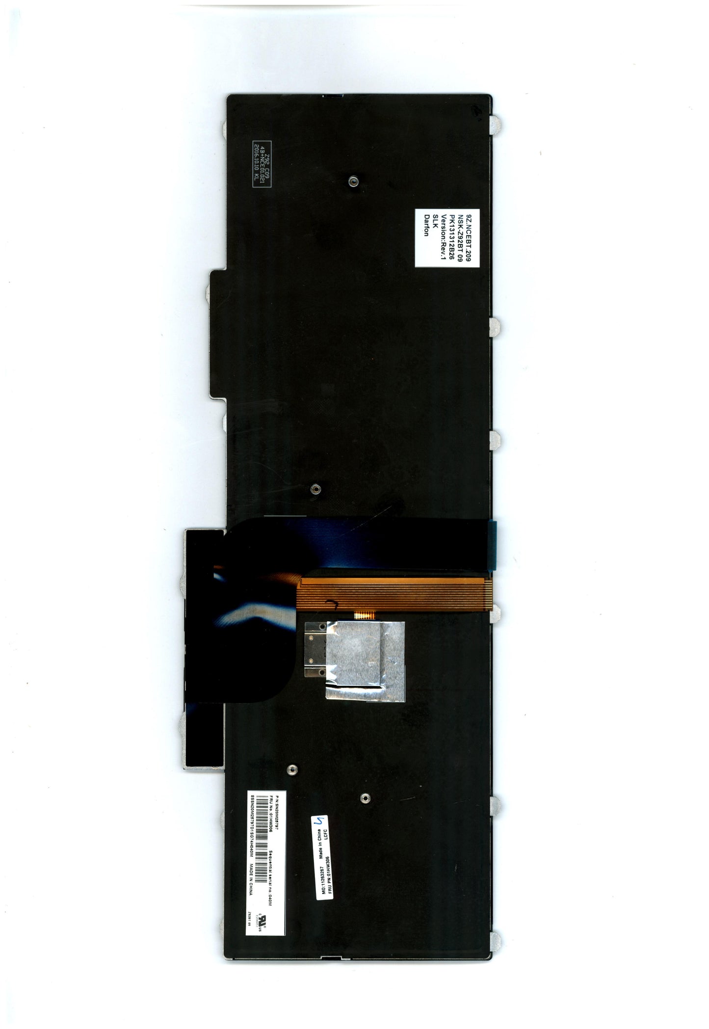 Lenovo Payton2Walter2 Bl Kbd,Sk,Dfn - 01HW306