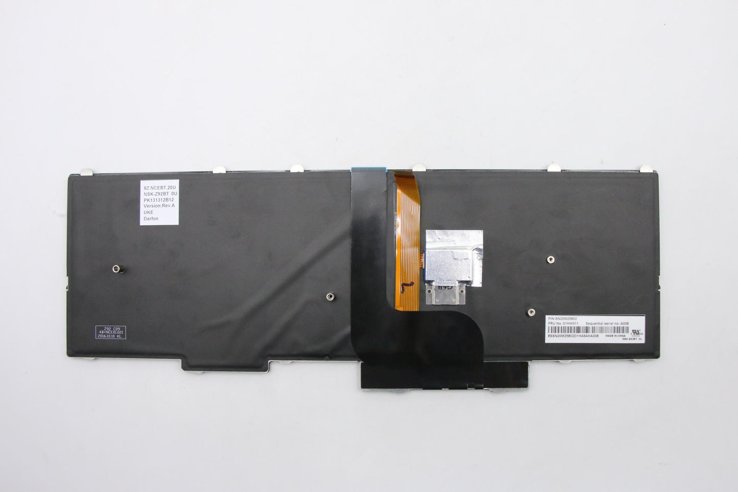 Lenovo Payton2Walter2 Bl Kbd,Gb,Dfn - 01HW311