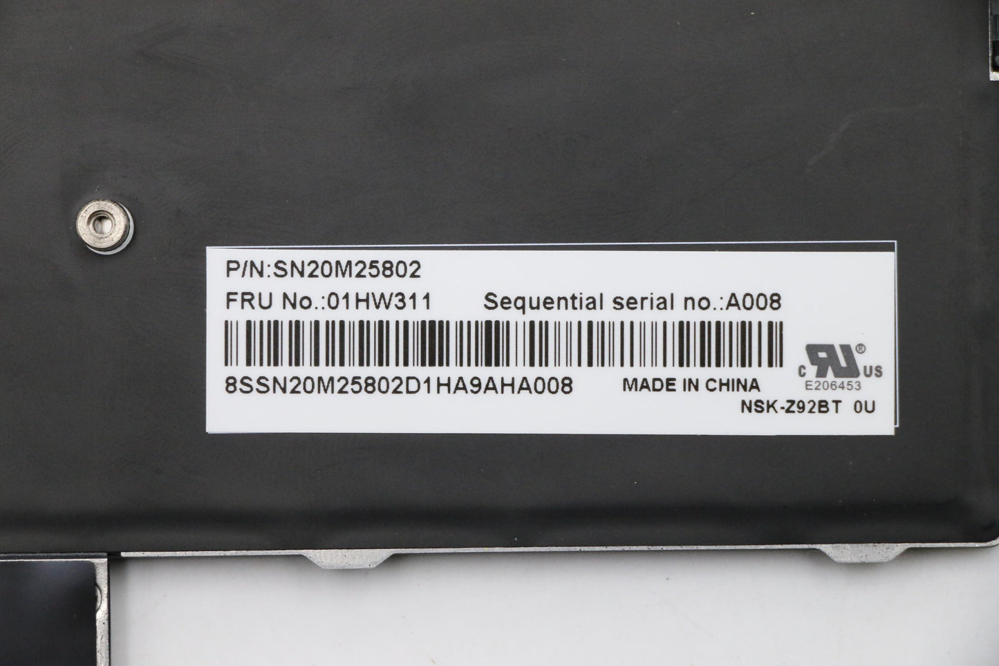 Lenovo Payton2Walter2 Bl Kbd,Gb,Dfn - 01HW311