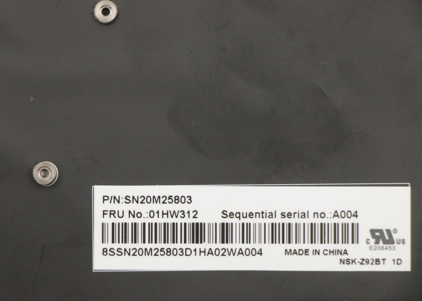 Lenovo Payton2Walter2 Bl Kbd,Usi,Dfn - 01HW312