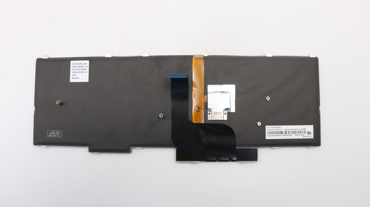 Lenovo Payton2Walter2 Bl Kbd,Jp,Dfn - 01HW313