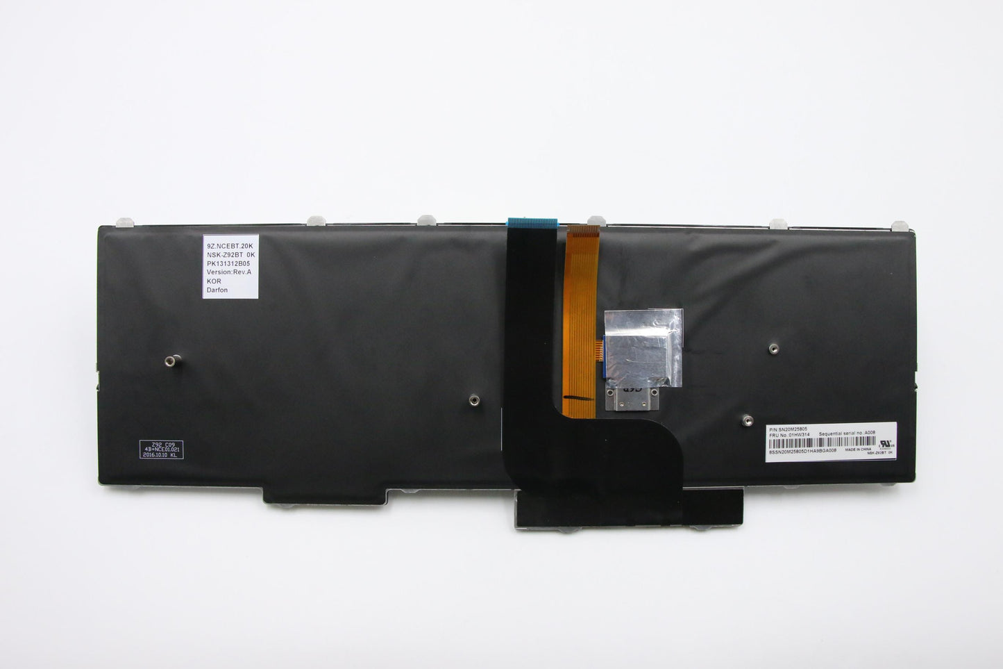 Lenovo Payton2Walter2 Bl Kbd,Kr,Dfn - 01HW314