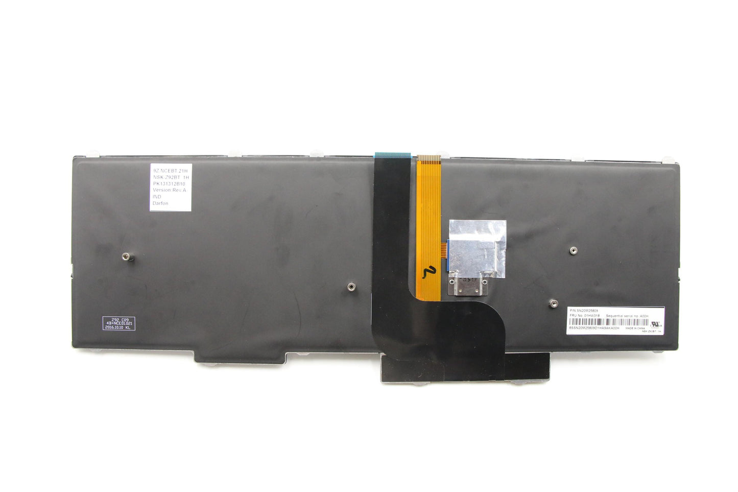 Lenovo Payton2Walter2 Bl Kbd,In,Dfn - 01HW318