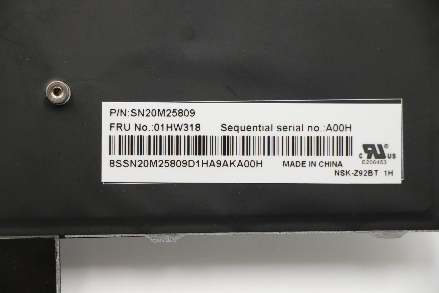 Lenovo Payton2Walter2 Bl Kbd,In,Dfn - 01HW318