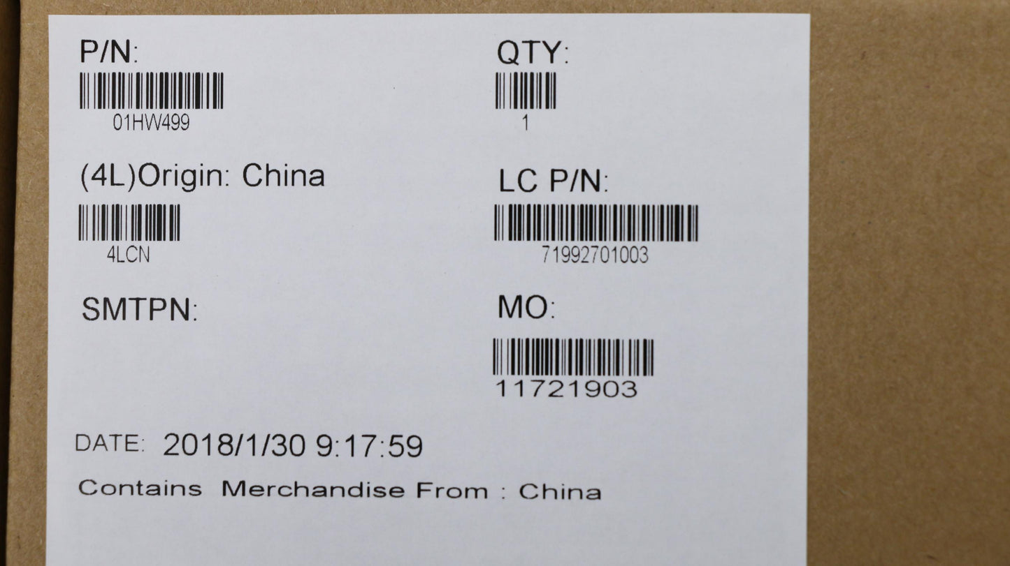 Lenovo Wir Chy Bl-Kb De - 01HW499