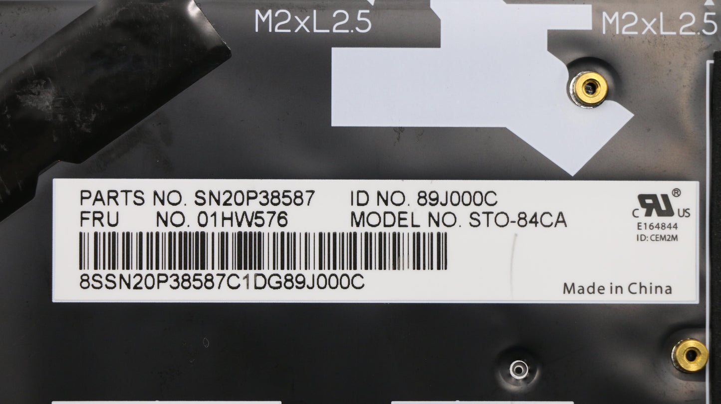 Lenovo Kb Chicony Black Acnor - 01HW576