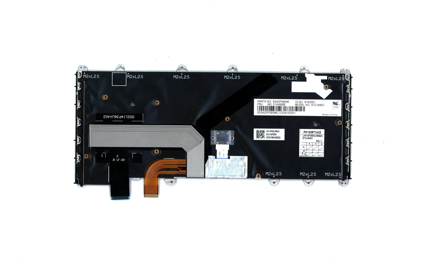 Lenovo Kb Chicony Black Spn - 01HW585