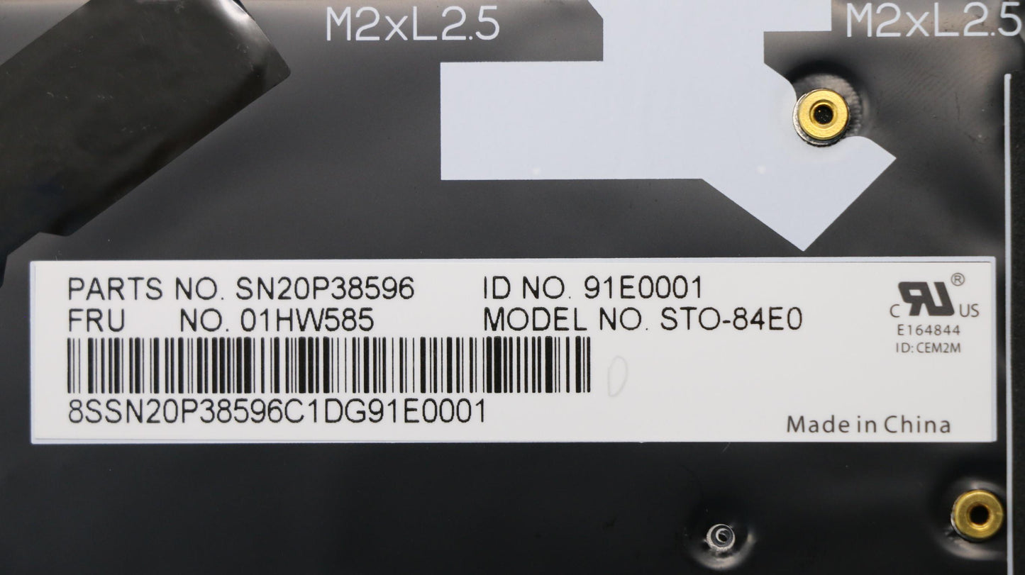 Lenovo Kb Chicony Black Spn - 01HW585