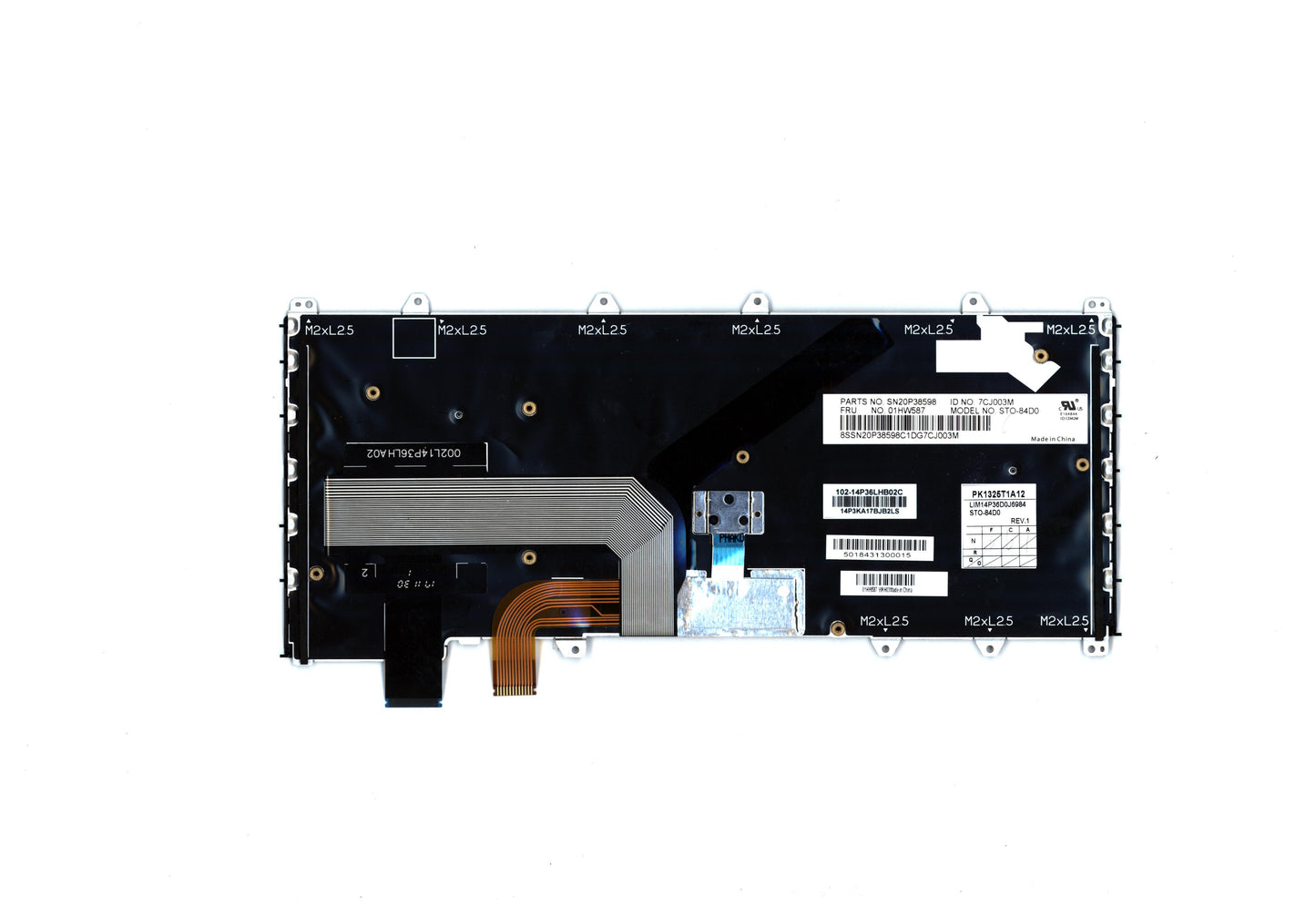 Lenovo Kb Chicony Black Ger - 01HW587