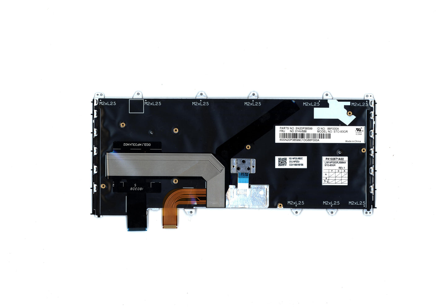 Lenovo Kb Chicony Black Grk - 01HW588