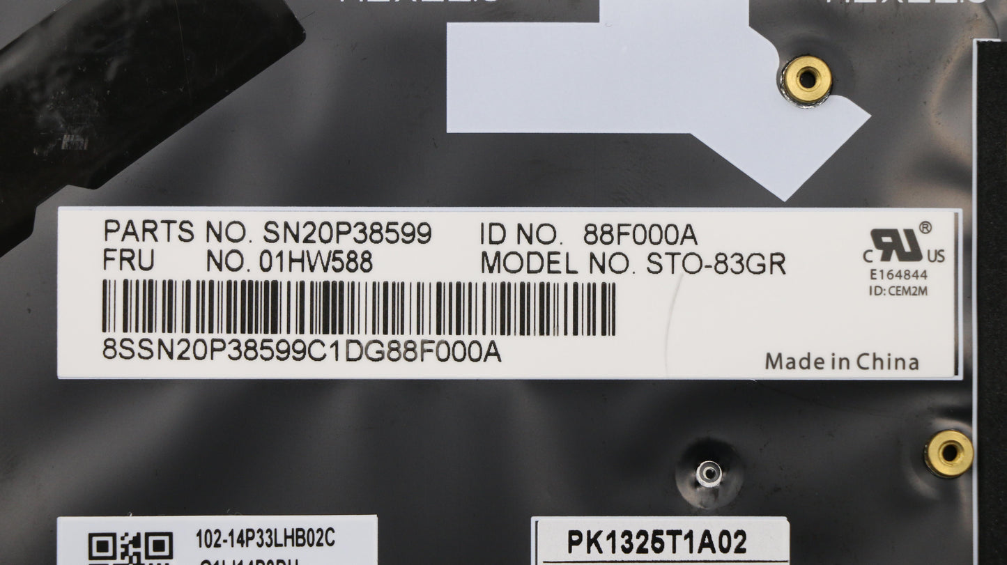 Lenovo Kb Chicony Black Grk - 01HW588
