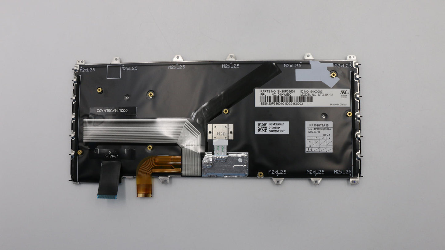 Lenovo Kb Chicony Black Hun - 01HW590