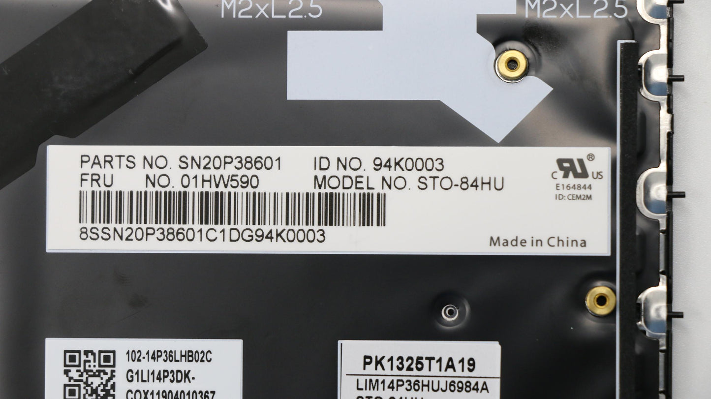 Lenovo Kb Chicony Black Hun - 01HW590
