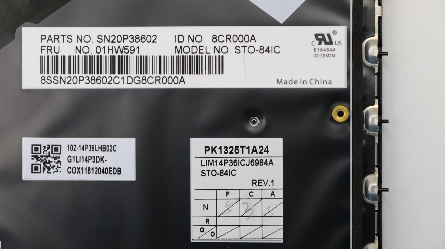 Lenovo Kb Chicony Black Ice - 01HW591