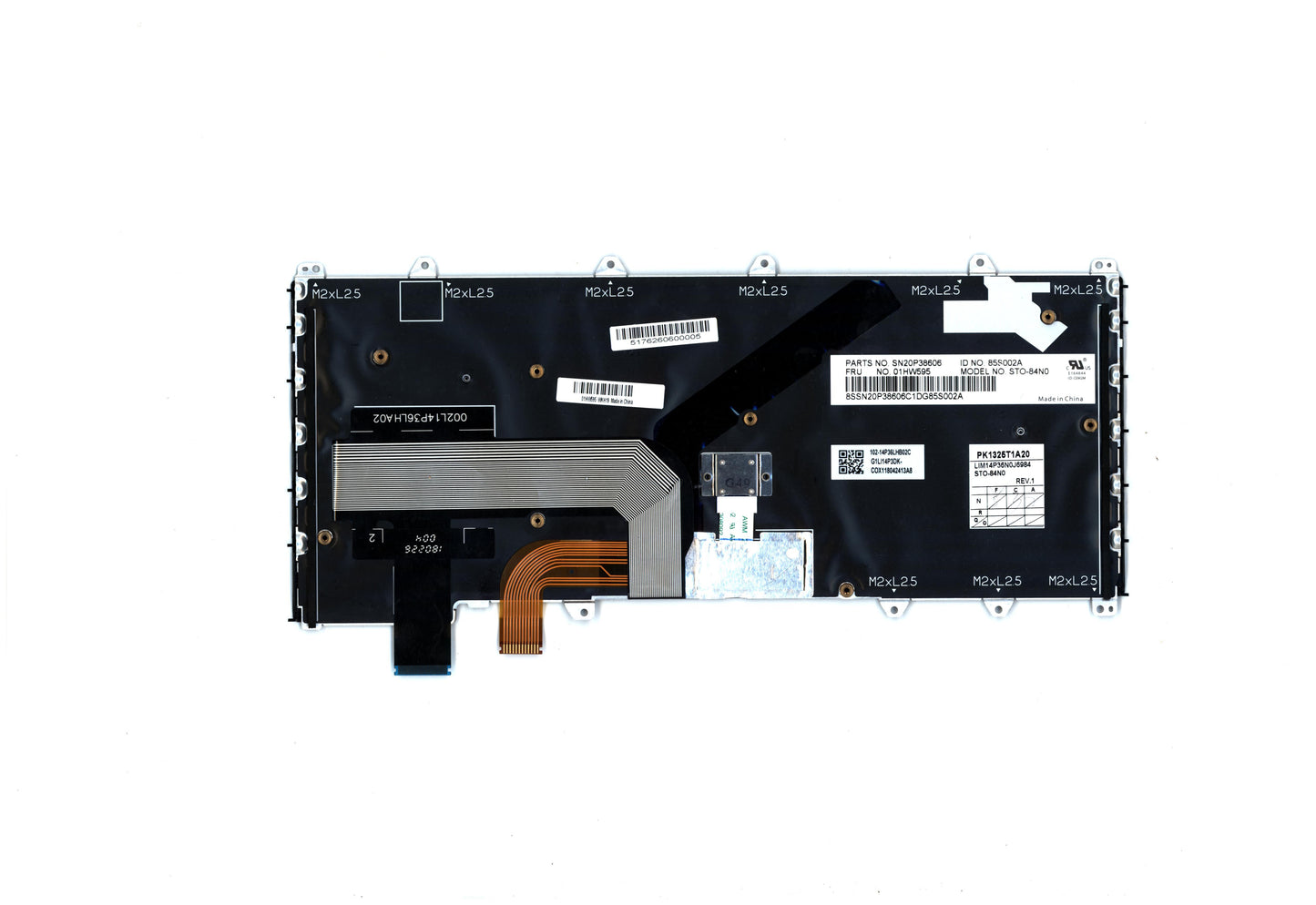 Lenovo Kb Chicony Black Norw - 01HW595
