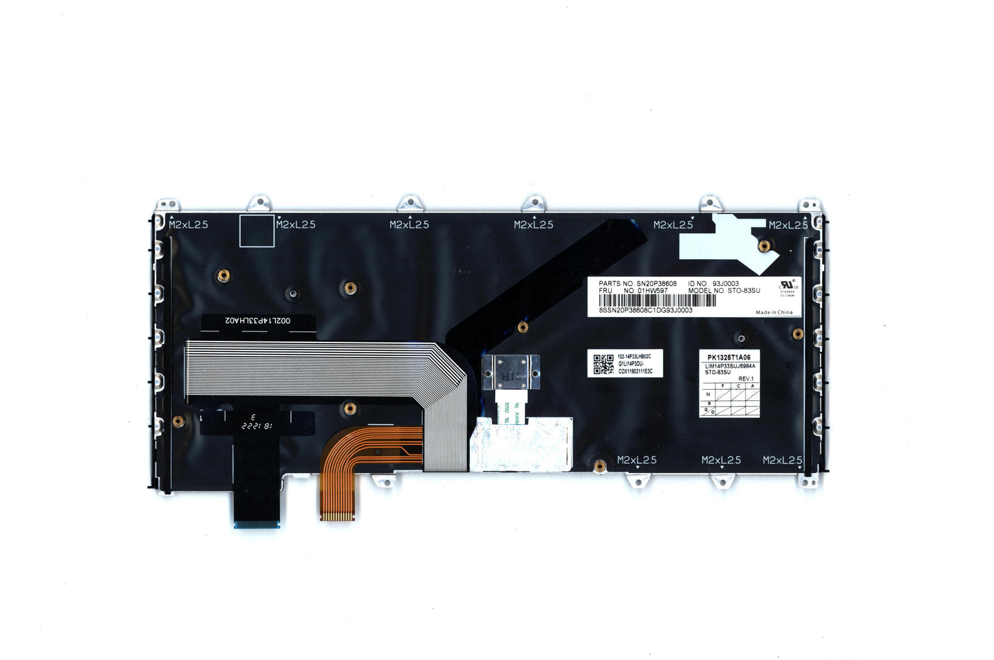 Lenovo Kb Chicony Black Rus - 01HW597