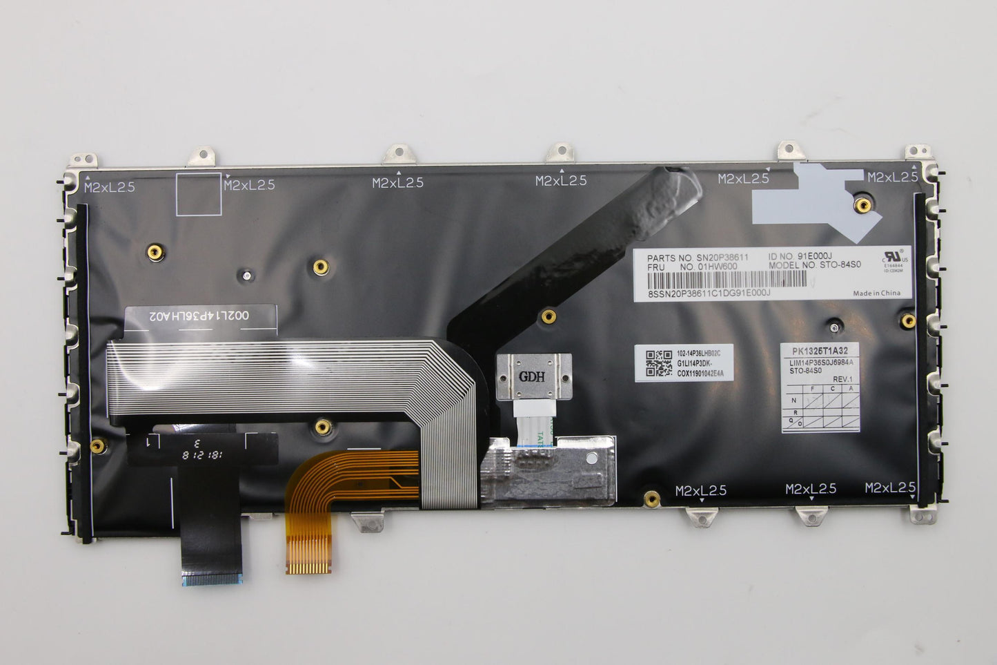 Lenovo Kb Chicony Black Swd - 01HW600
