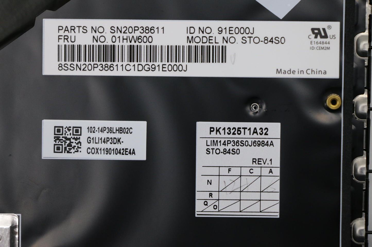 Lenovo Kb Chicony Black Swd - 01HW600