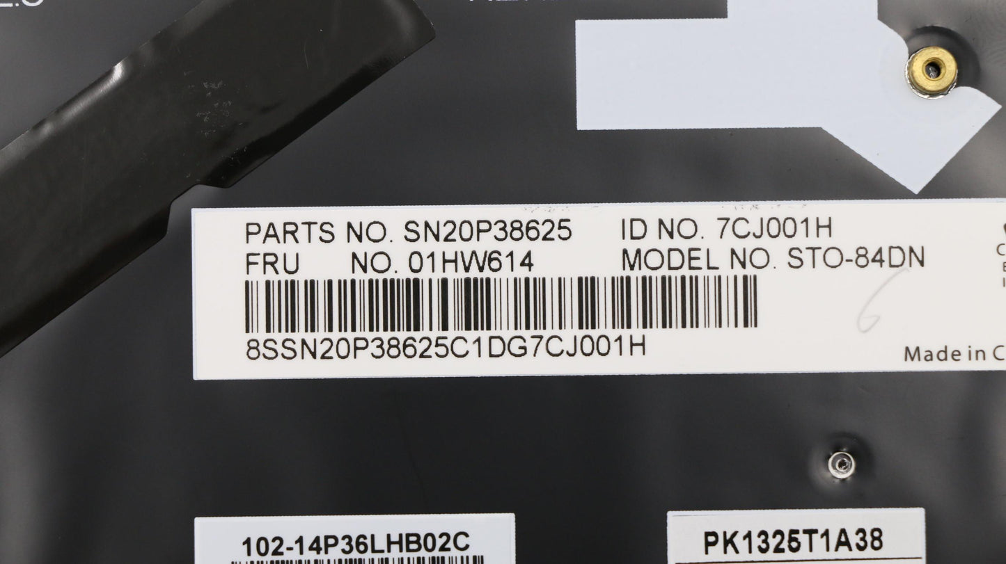 Lenovo Kb Chicony Black Nordi - 01HW614
