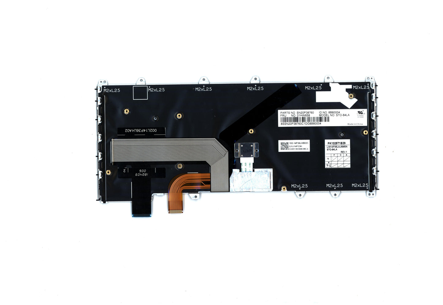 Lenovo Kb Chicony Silver Latin - 01HW658