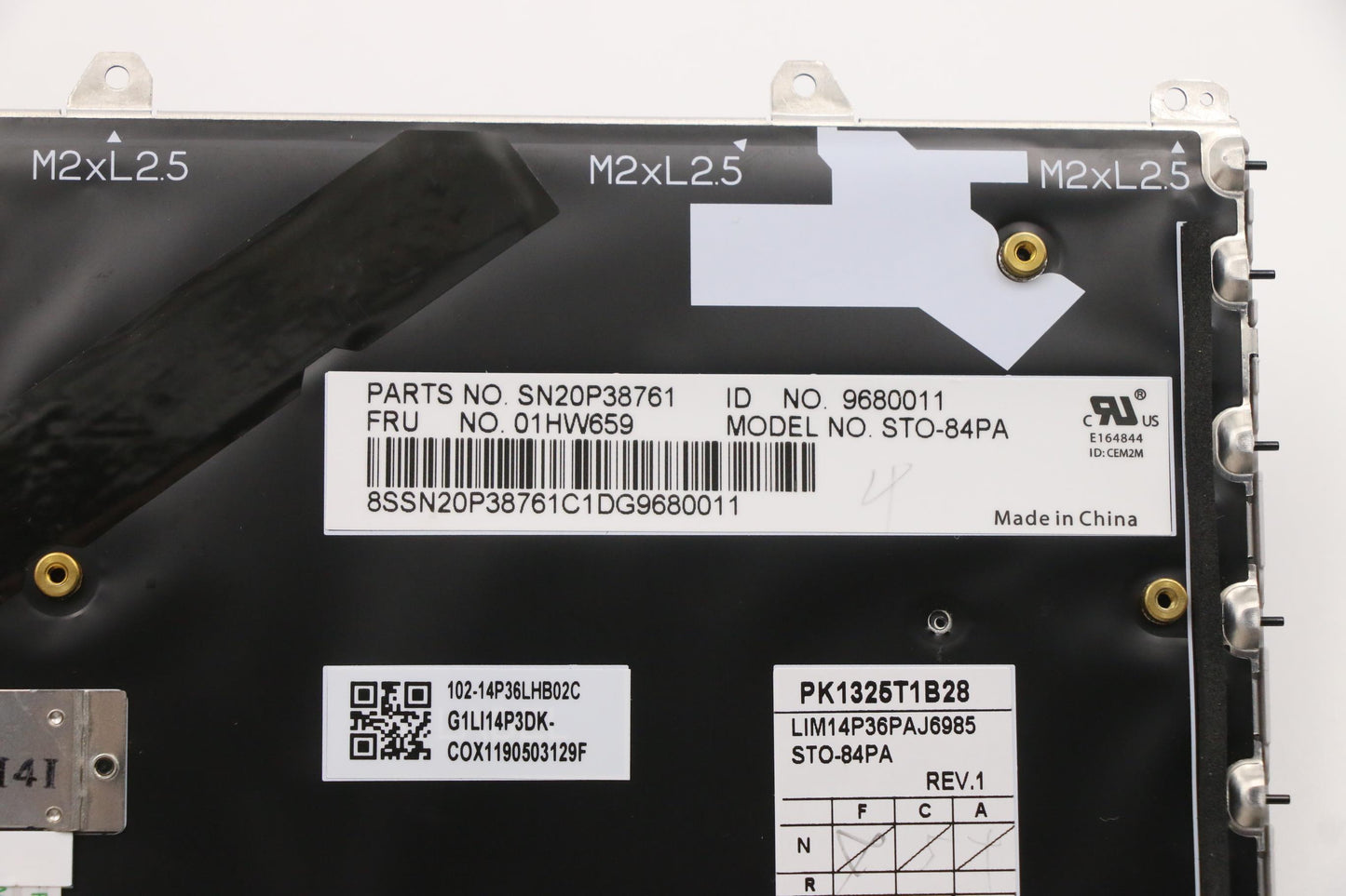 Lenovo Kb Chicony Silver Bra - 01HW659