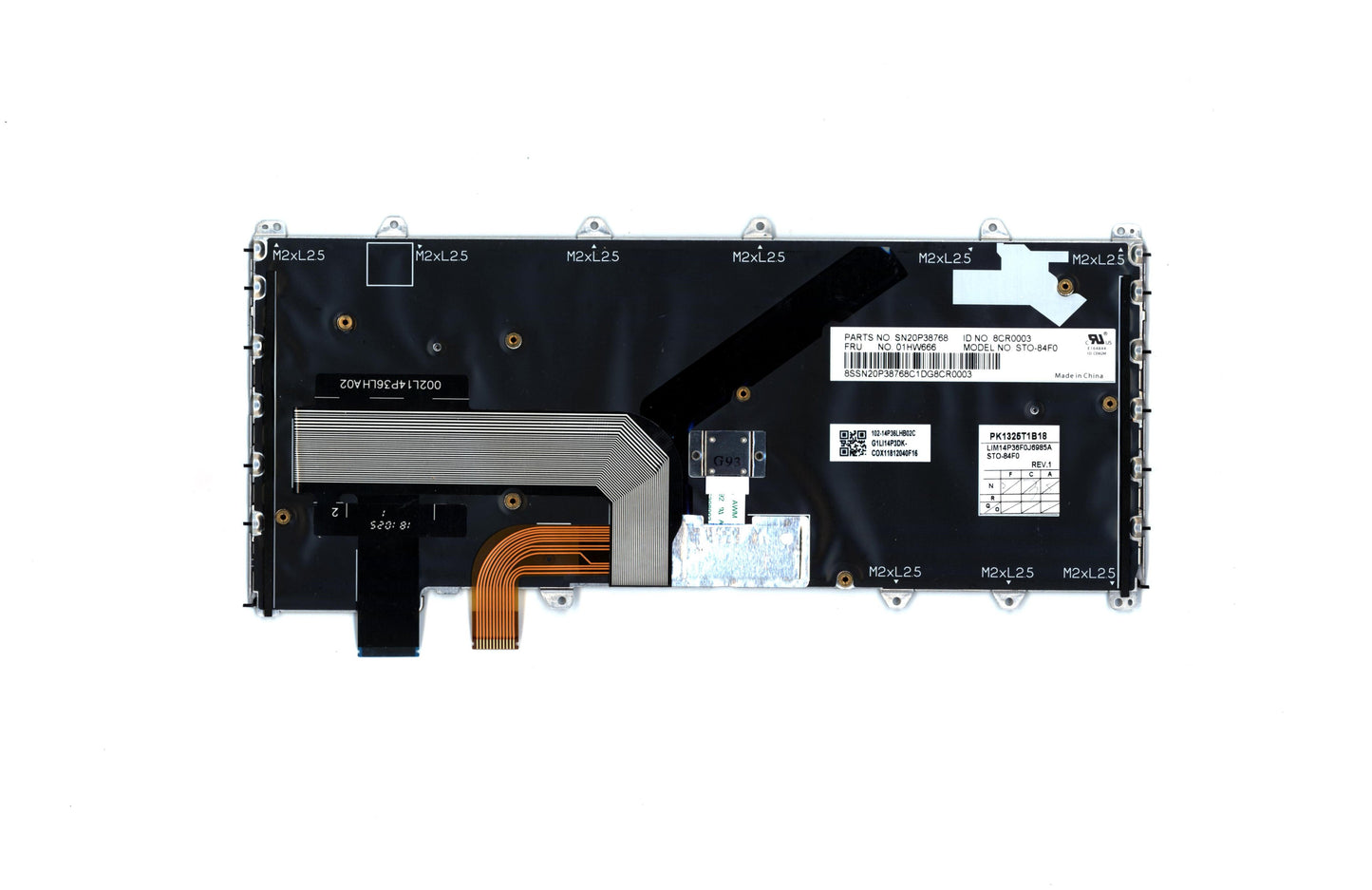 Lenovo Kb Chicony Silver Fre - 01HW666