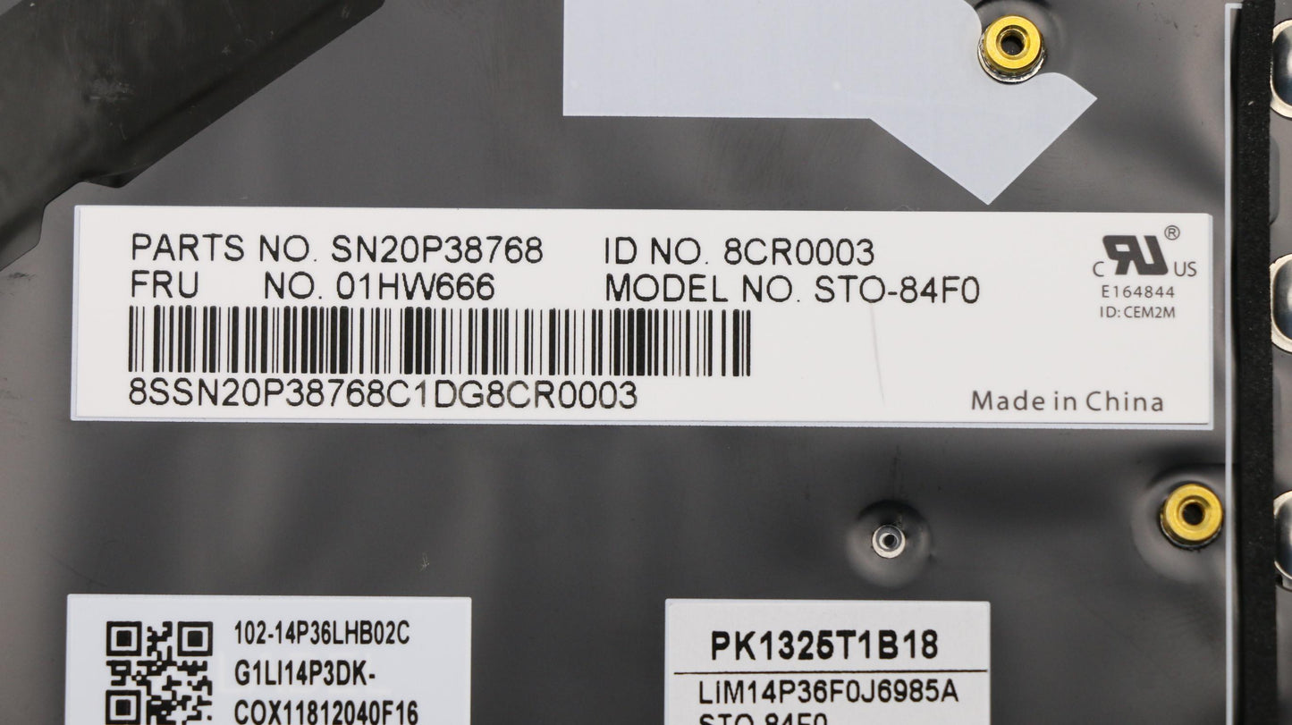 Lenovo Kb Chicony Silver Fre - 01HW666