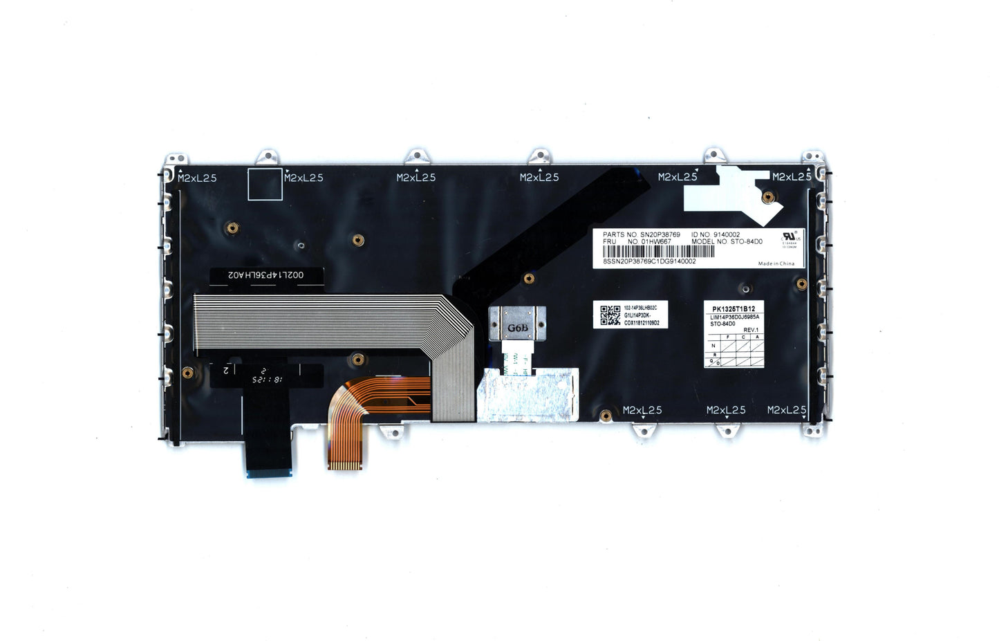 Lenovo Kb Chicony Silver Ger - 01HW667
