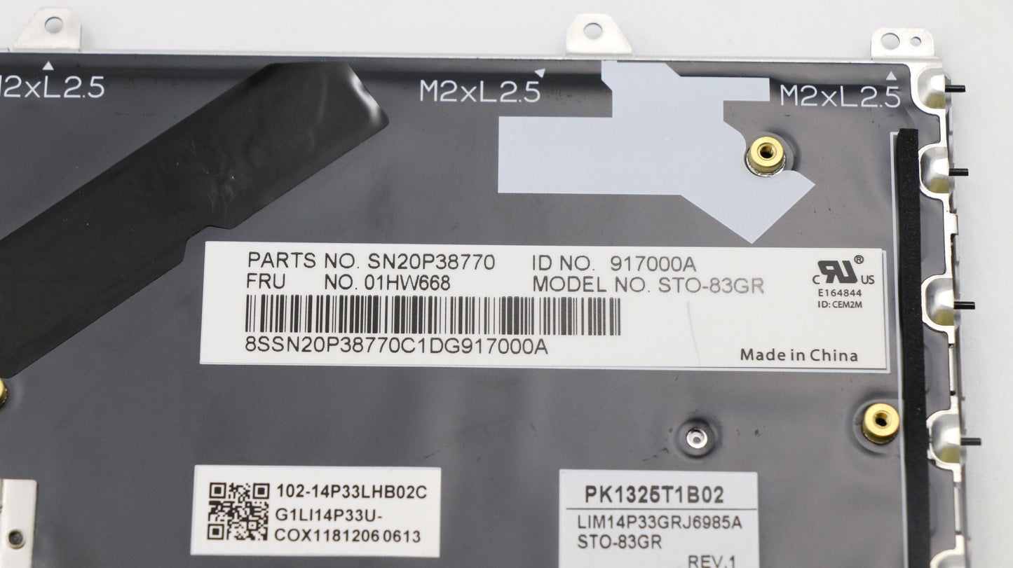 Lenovo Kb Chicony Silver Grk - 01HW668