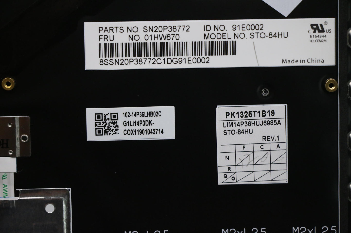 Lenovo Kb Chicony Silver Hun - 01HW670
