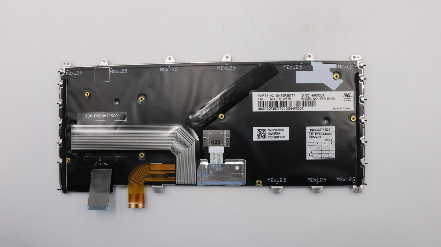 Lenovo Kb Chicony Silver Norw - 01HW675