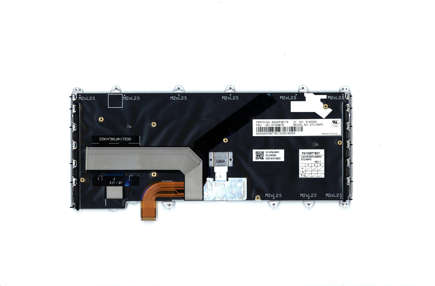Lenovo Kb Chicony Silver Port - 01HW676