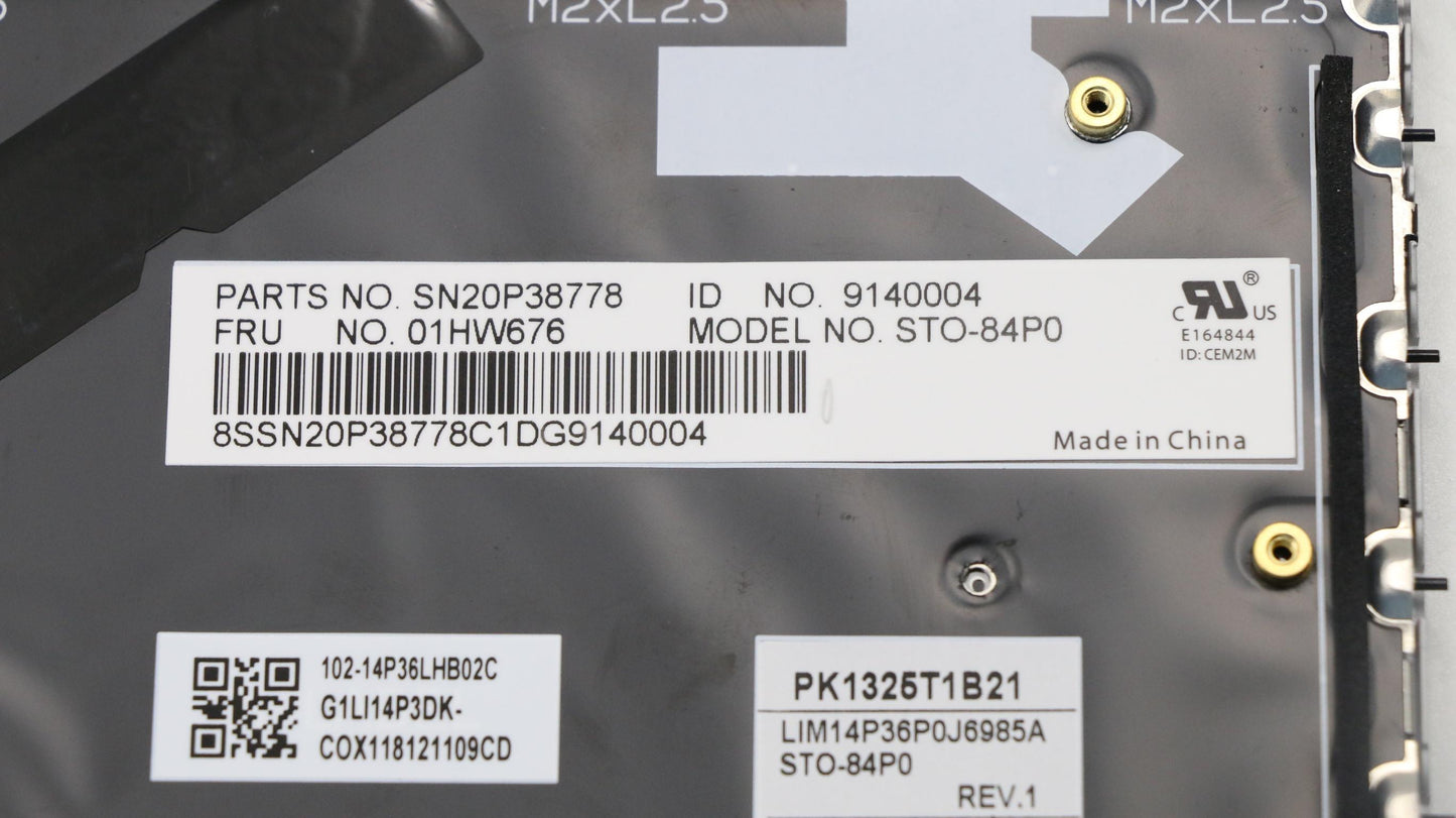 Lenovo Kb Chicony Silver Port - 01HW676