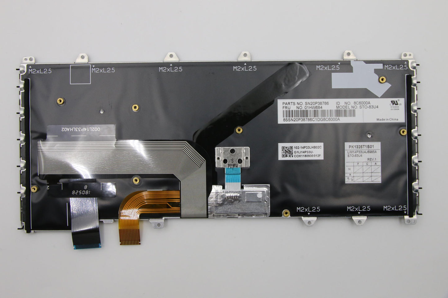 Lenovo Kb Chicony Silver Inte - 01HW684