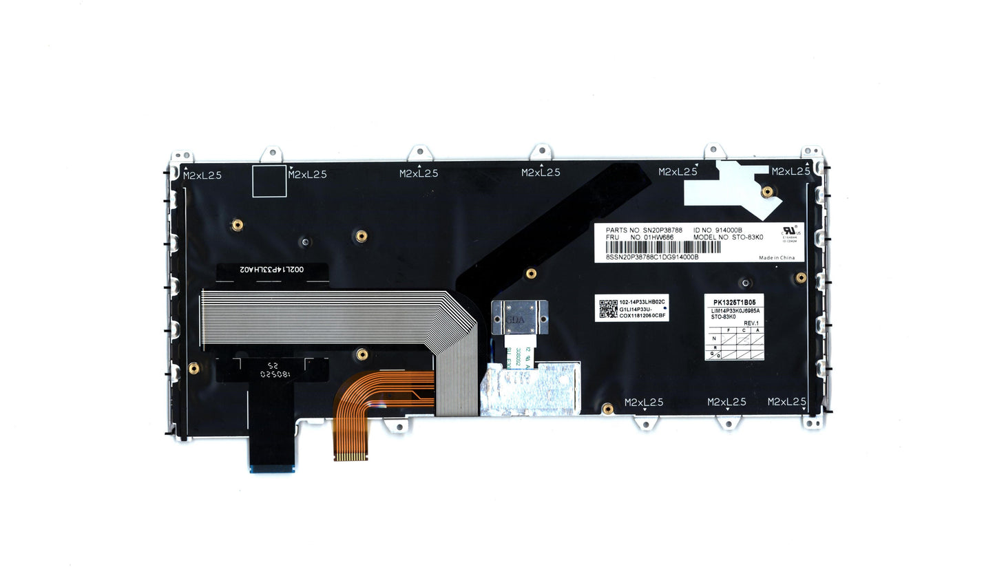 Lenovo Kb Chicony Silver Kor - 01HW686