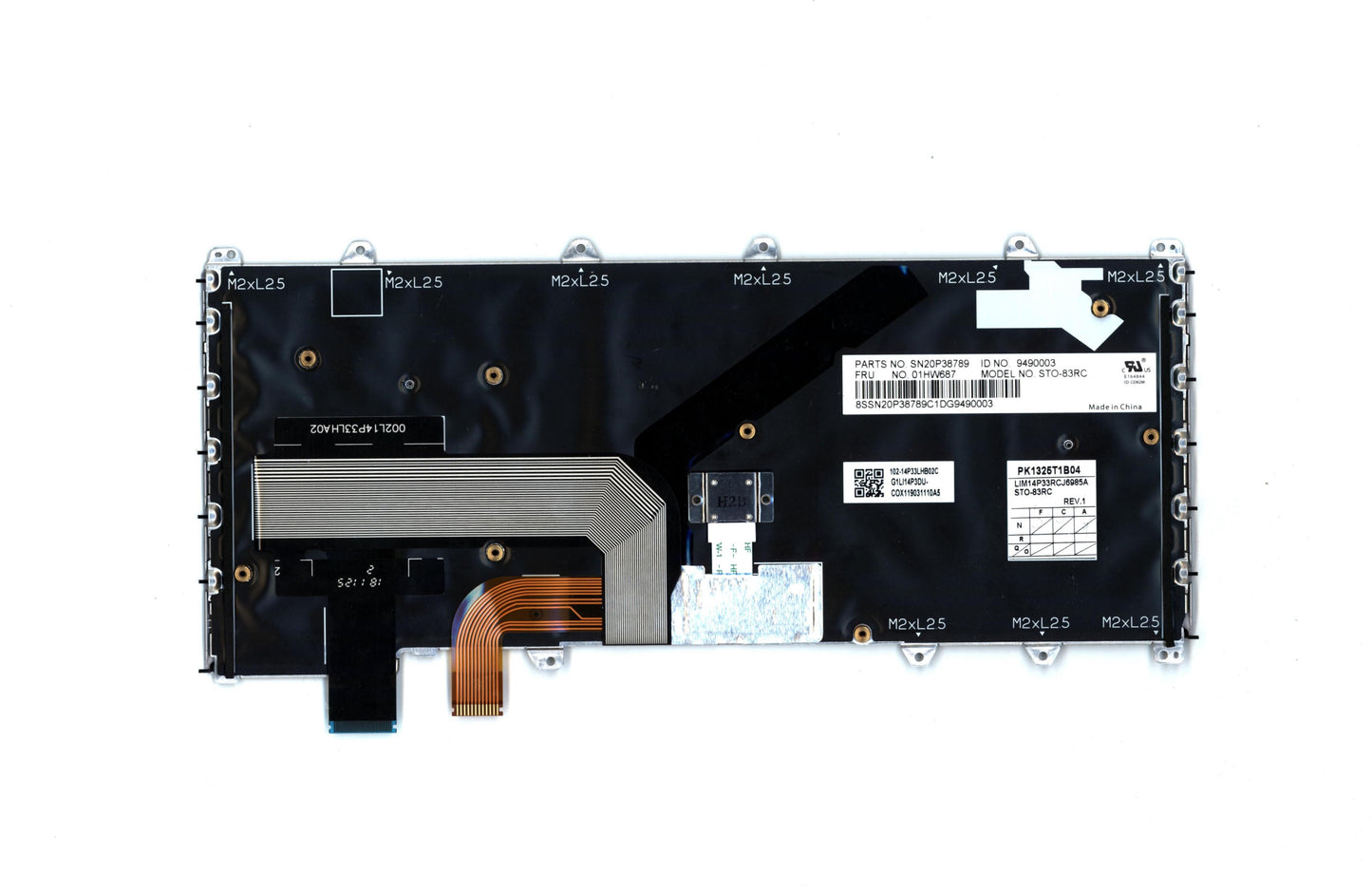 Lenovo Kb Chicony Silver Tch - 01HW687