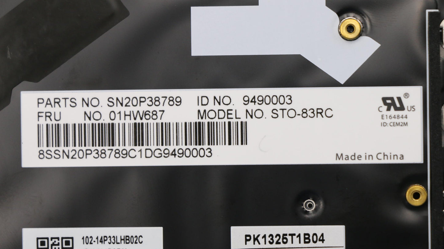 Lenovo Kb Chicony Silver Tch - 01HW687