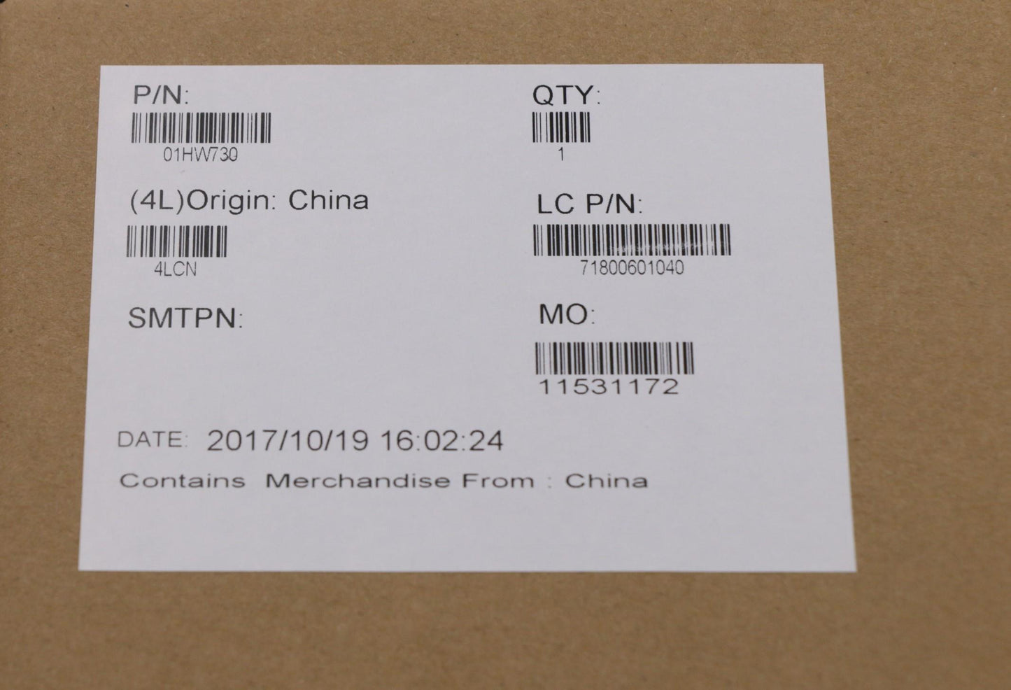 Lenovo I7-7500U, Dis, 2Gb, Win, F-Tpm - 01HW730