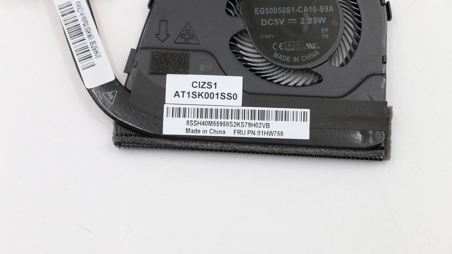 Lenovo Thermal Module W/Fan Sunon - 01HW758