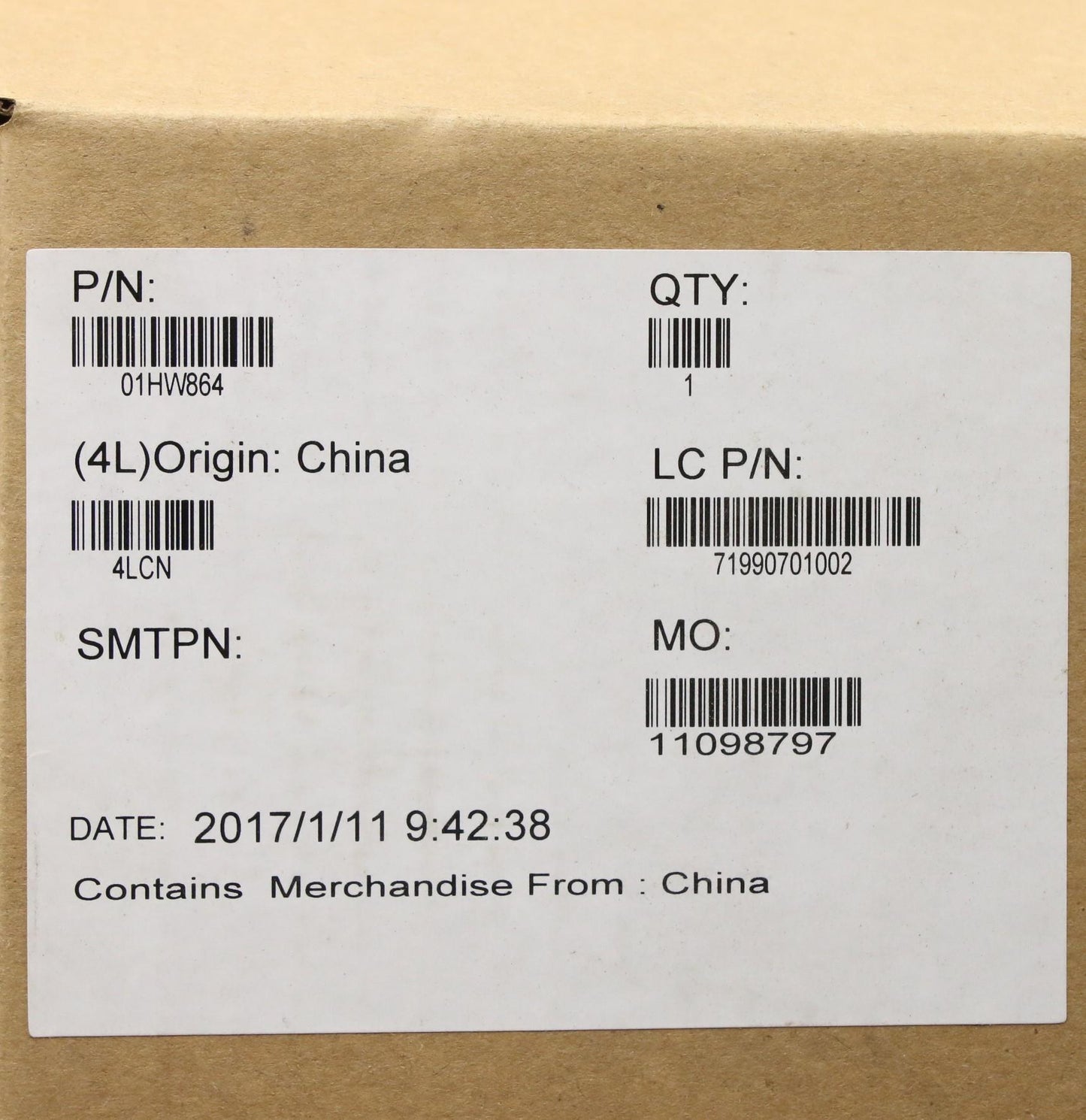 Lenovo 01Hw864 - Part