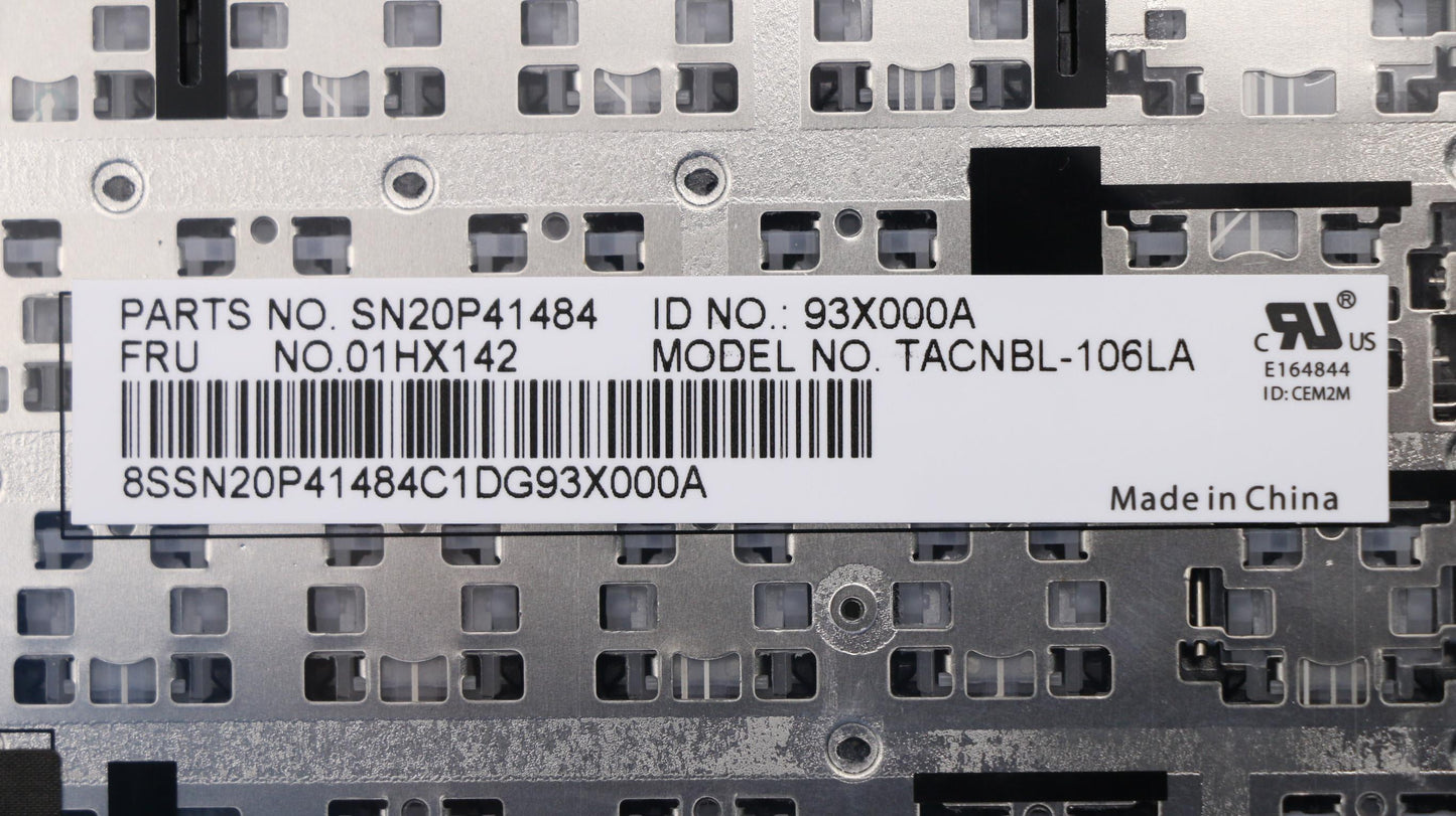 Lenovo Kb Lim16C96La4421 Las Lts2 Nbl - 01HX142