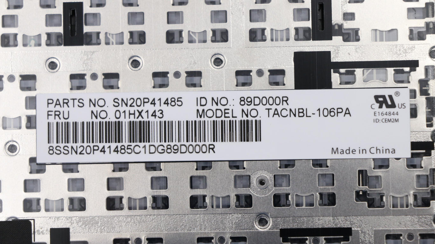 Lenovo Kb Lim16C96Pa4421 Br Lts2 Nbl - 01HX143