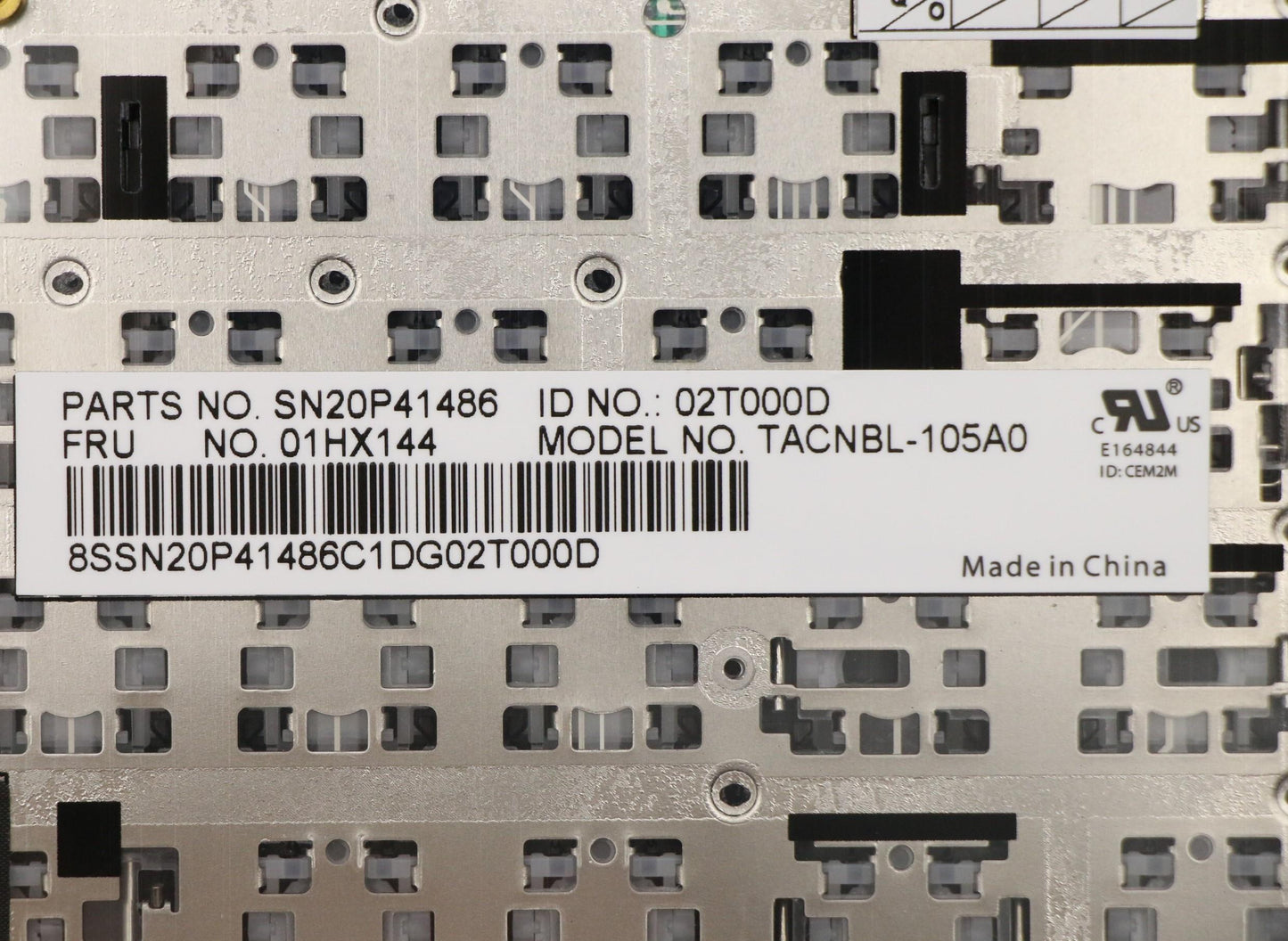Lenovo Kb Lim16C93A04421 Ara Lts2 Nbl - 01HX144