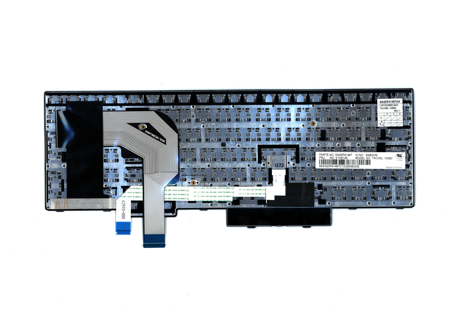 Lenovo Kb Lim16C96B04421 Be Lts2 Nbl - 01HX145