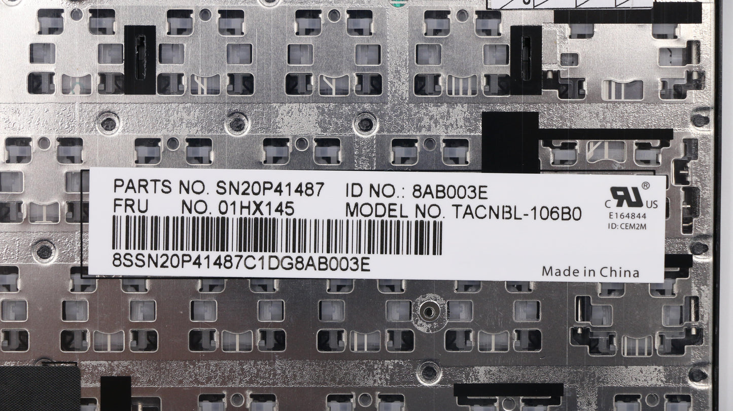Lenovo Kb Lim16C96B04421 Be Lts2 Nbl - 01HX145
